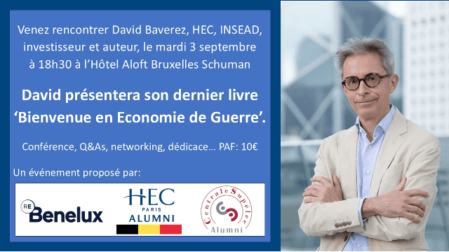 Rencontre autour de David Baverez, HEC, INSEAD... et auteur d'un livre dont on parle beaucoup 