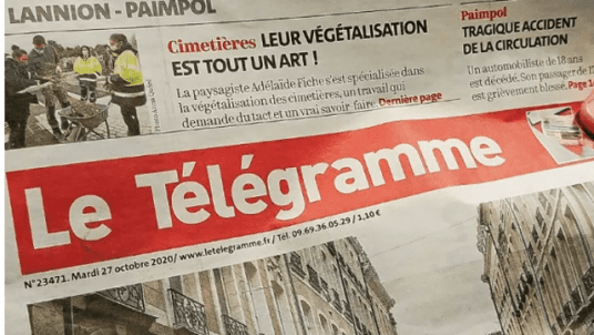 Visite des locaux du journal Le Télégramme à Morlaix et cocktail dînatoire